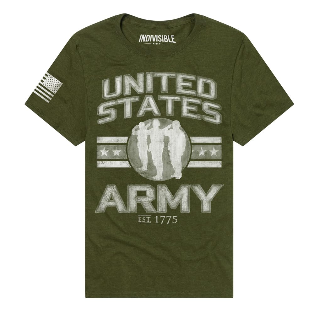 Indivisible U.S. Army United States Army Men's Ring-Spun T-Shirt