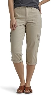 Lee Women's Ultra Lux Comfort with Flex-to-Go Cargo Capri Pant