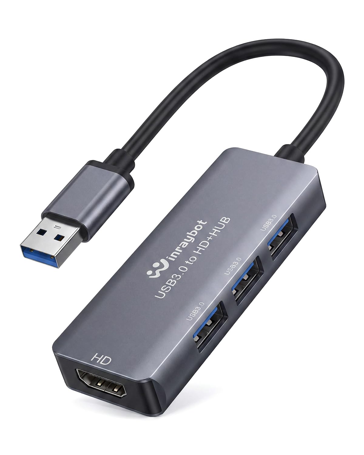 USB 3.0 to HDMI Adapter for Monitor 1080P@60Hz Display Support Mac&Windows