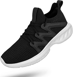 Pujcs Men's Slip on Walking Shoes Athletic Non Slip Tennis Running Shoes