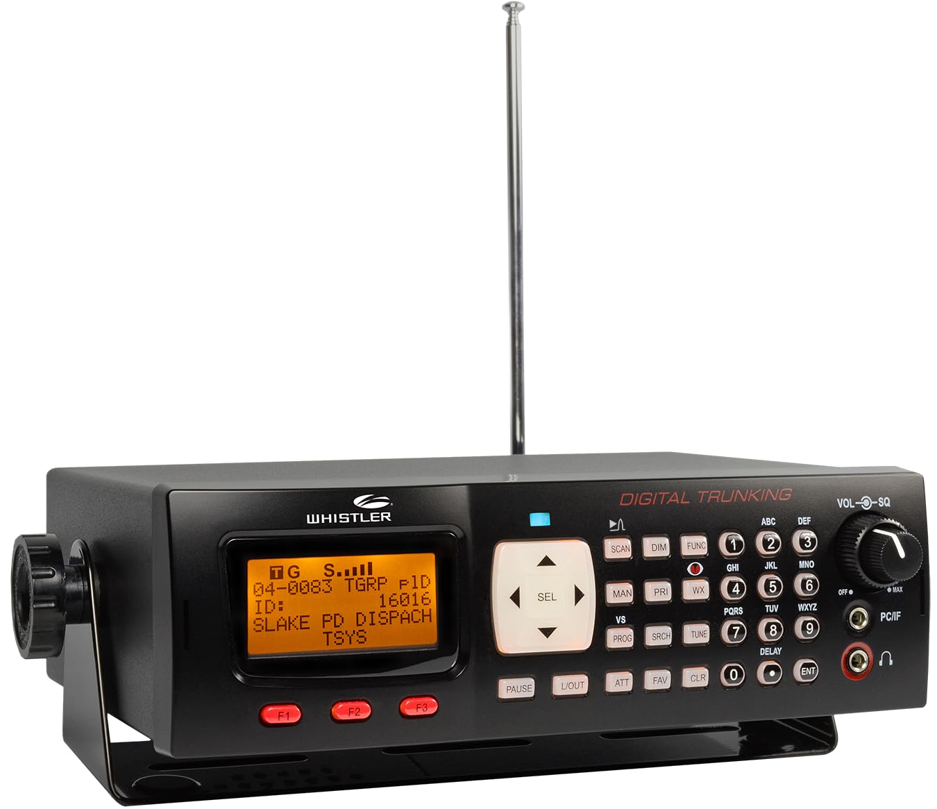 Whistler WS1065 Digital Trunking Desktop Scanner – Programmable Police/Fire Radi