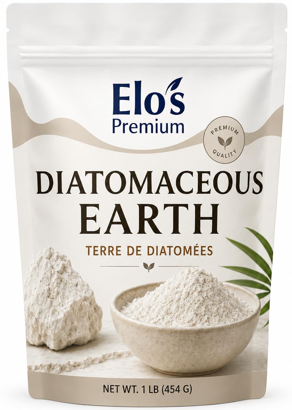 Diatomaceous Earth (1lb) | Packed in Canada| 100% Pure and All-Natural Food Grad