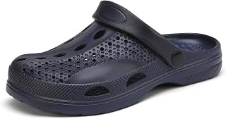SOSOWHLTE Men’s Women’s Slip On Clogs, Summer Outdoor Slippers with Arch Support, Lightweight Breathable Non-Slip Water Shoes Walking Beach Sandals