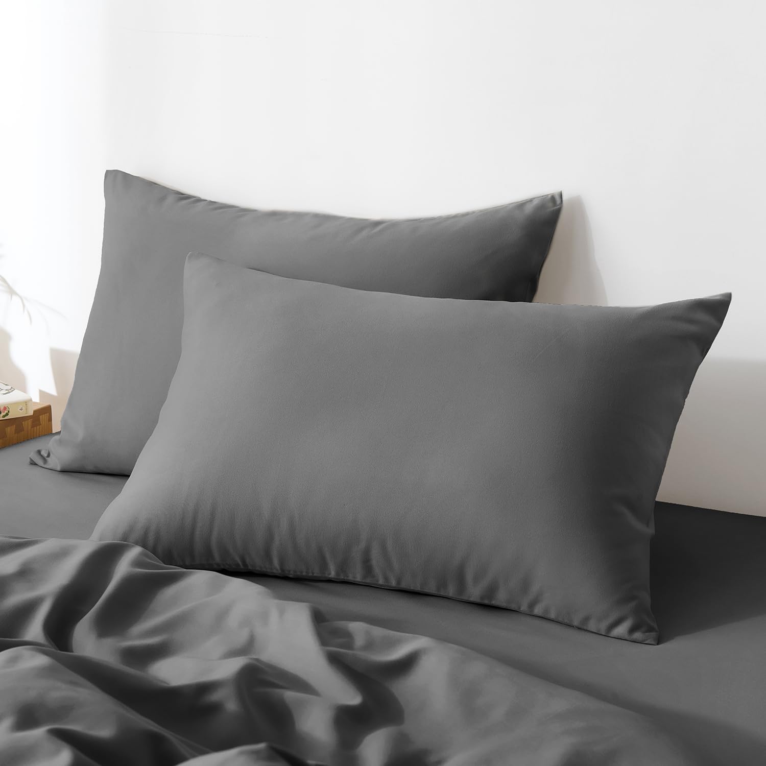 Kumori Pillowcase Set of 2, 50 x 70 cm Envelope Style Pillowcase Pillow
