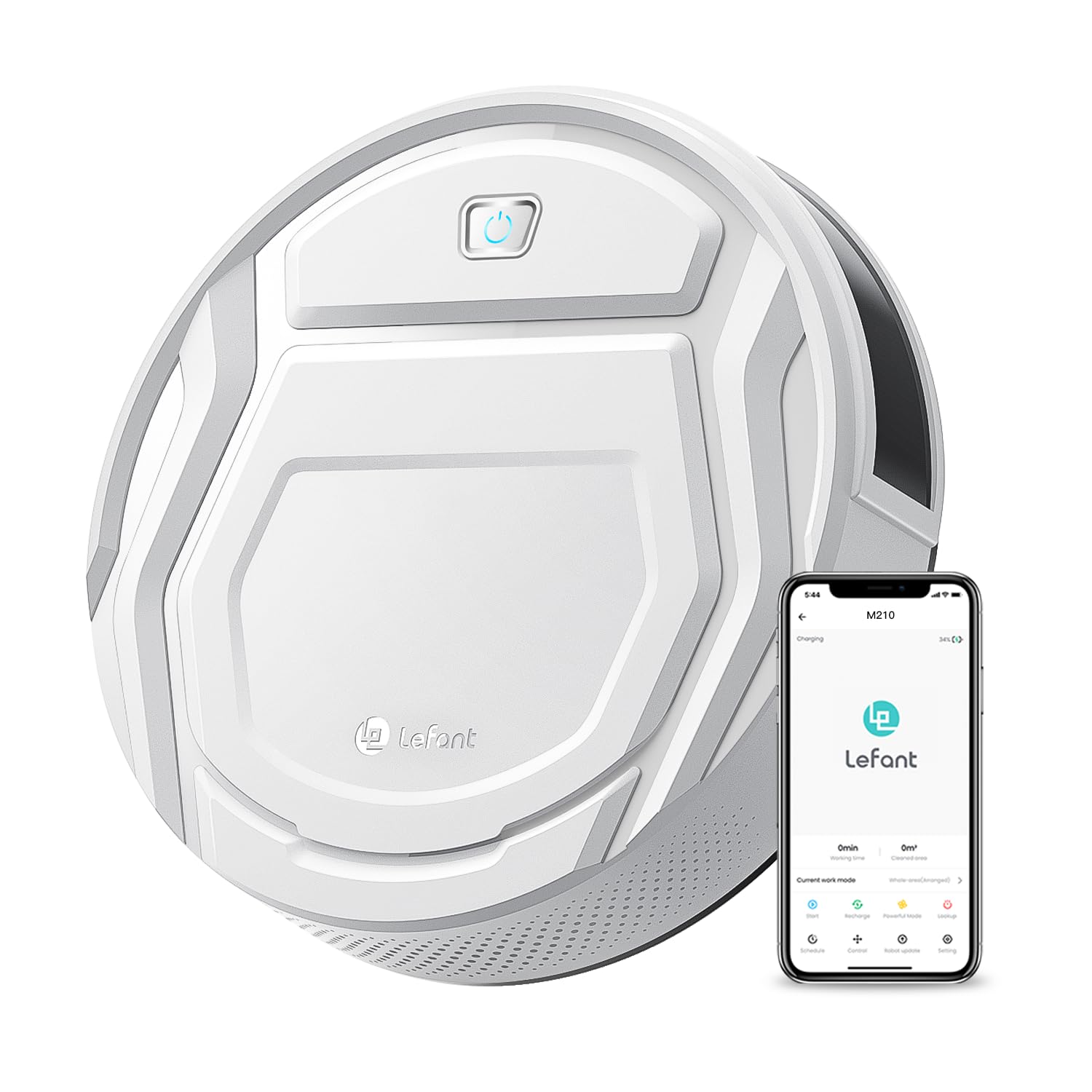 Lefant M210 Pro+ Robot Vacuum Cleaner, 4000Pa, 200min, 190° PSD Obstacle Avoidan