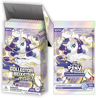 Kayou My Little Pony Friendship Eternal Cards, Moon Edition, Series 4, 5 Packs, 8 Cards/Pack