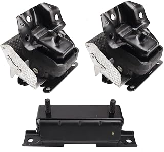 Front Motor and Trans Mount for 07-13 Silverado Sierra 1500 5.3L 6.0L 6.2L | Only fits 4WD Auto Trans Engine,Replacement for A2638 A5365 A5365,3PCS