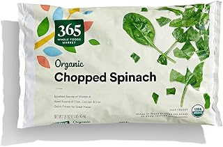 365 by Whole Foods Market, Organic Chopped Spinach, 16 oz, (Frozen)
