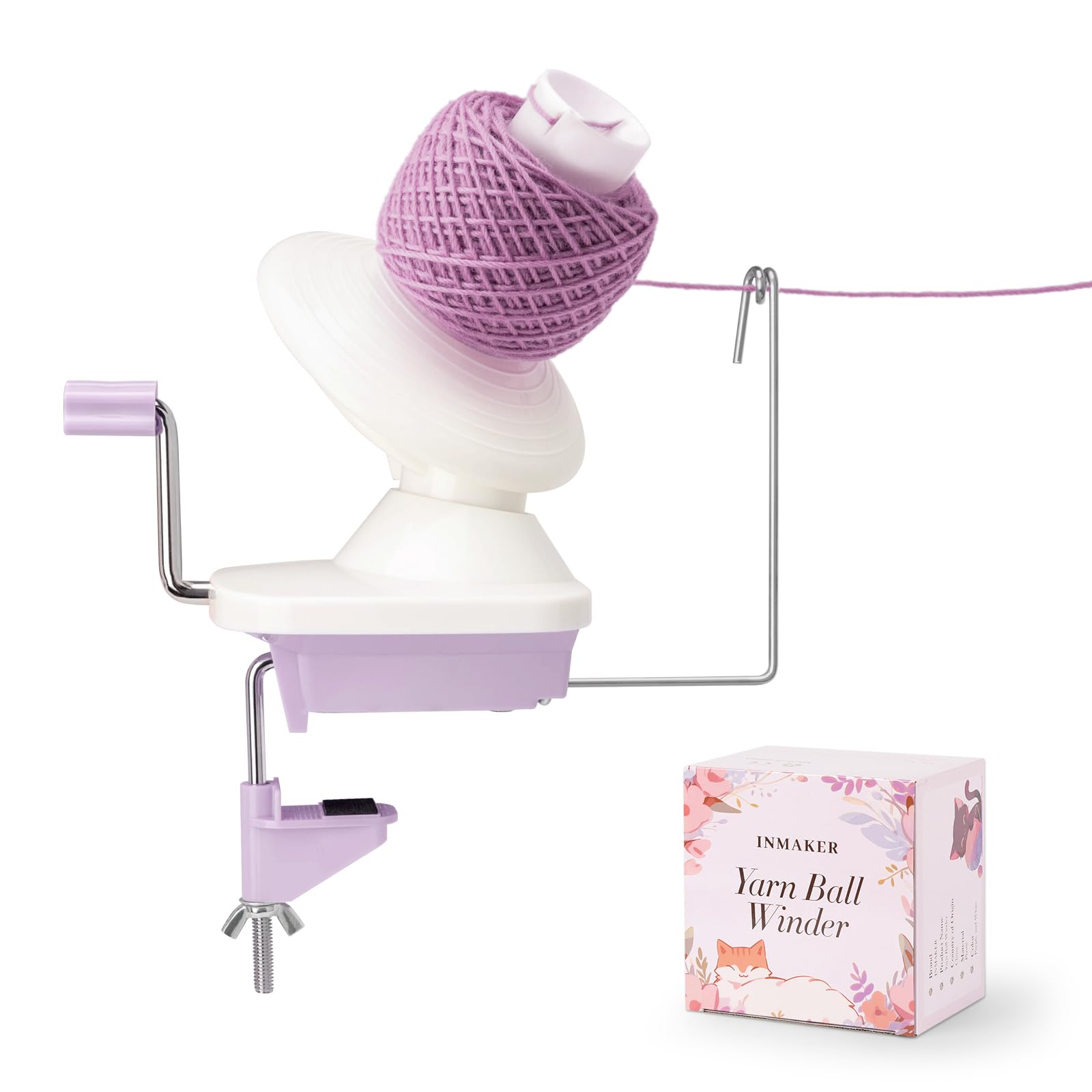 INMAKER Yarn Winder, Ball Winder for Crocheting Yarn Spinner for Knitting