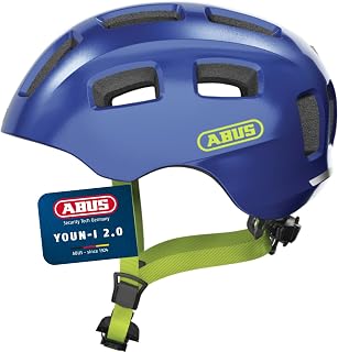 ABUS Youn-I 2.0 bike helmet - with light for children, teenagers and young adults - for girls and boys