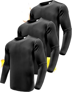 1, 3 or 5 Pack Men's Long Sleeve Shirts Dry Fit UPF 50+ Sun Protection Athletic Gym Workout Running Shirts