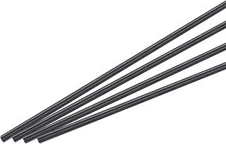 MECCANIXITY Carbon Fiber Rod, 6mm x 400mm Carbon Rod Bar for RC Airplane DIY Craft Kite Wing Tube Quadcopter Arm Repair Pack of 4