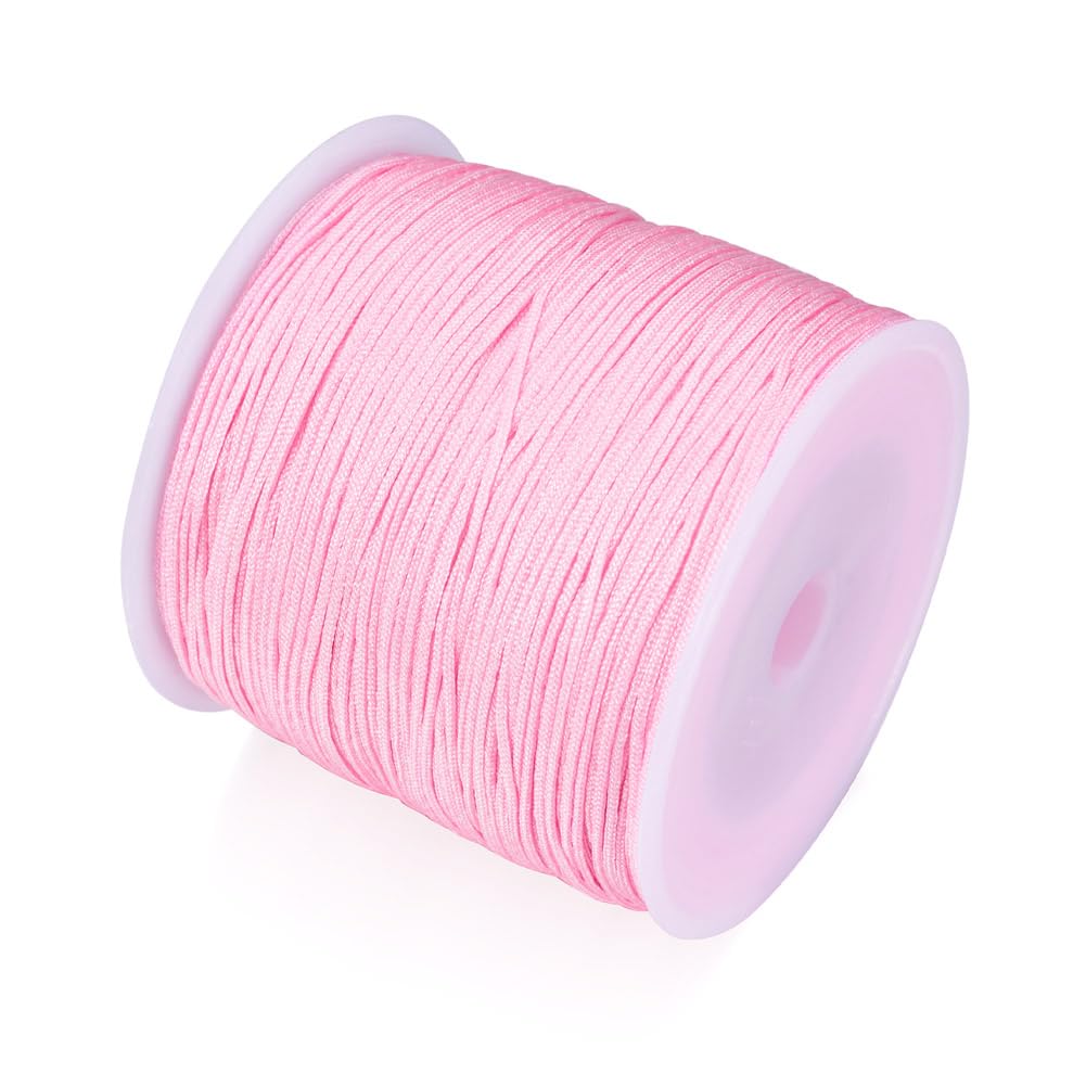 0.8mm Nylon Cord for Knotting Braids Macrame Braided Cord for Friendship Bracele