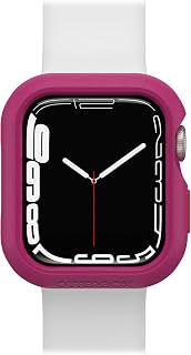 OtterBox All Day Bumper per Apple Watch Series 9/8/7 - 41mm, antichock e cadute, sottile e protettivo per schermo e bordi dell' Apple Watch, Rosa/Rosso