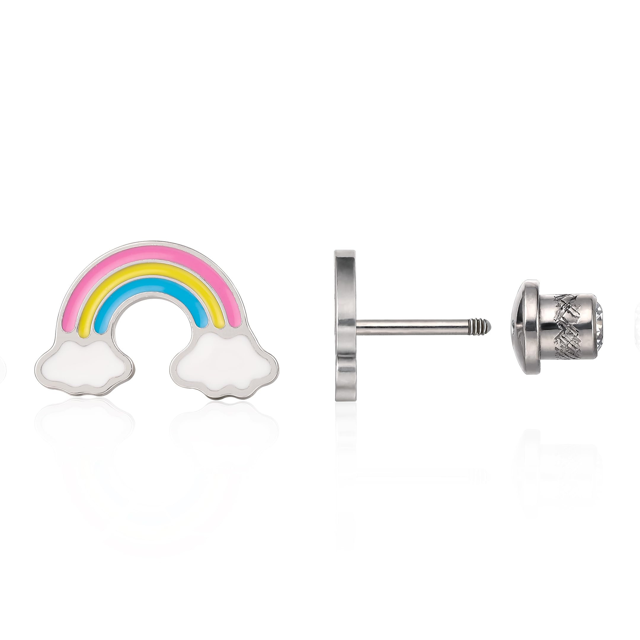 Limerencia Implant Grade Titanium Screw Back Earrings for Sensitive Ears
