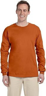 Gildan Adult L/S T-Shirt in Texas Orange - XX-Large