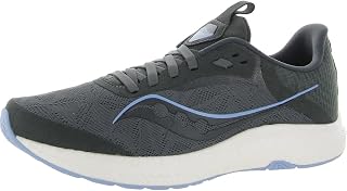 Saucony Women's Freedom 5 Running Shoe, Charcoal/Jewel, 6