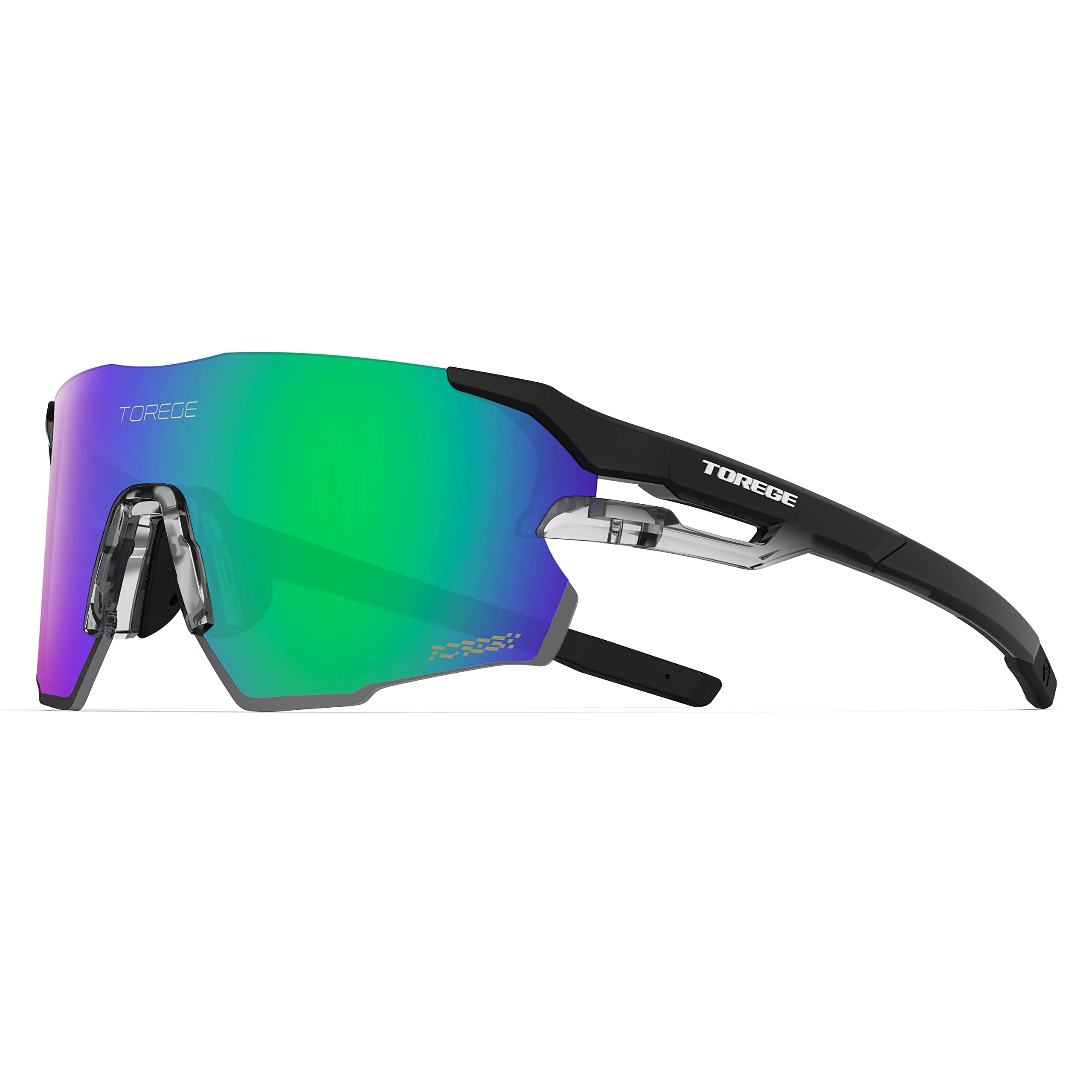 TOREGE Z87 Sports Sunglasses for Men and Women-UV Protection, Ideal for Cycling,