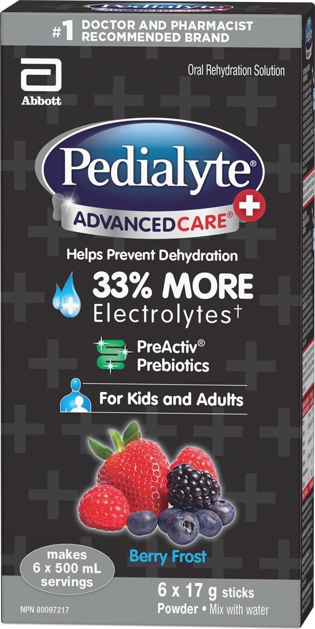 Pedialyte AdvancedCare Plus Electrolyte Powder Sticks Value Pack, Electrolytes F