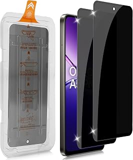 Holilo for OPPO A5 Pro 5G Privacy Screen Protector [Automatic Installation] Anti-Spy Tempered Glass, 2 Pieces 9H Anti-Spy Anti-scratch Bubble-Free Easy Installation