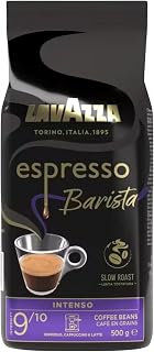 Lavazza, Espresso Barista Intenso, Natural Bean Coffee, 500 g | Cocoa & Wood Notes, Arabica & Robust, Intensity 9/10, Medium Roast, for Espresso Machine