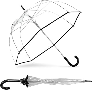 Auto Open Bubble Stick | Wedding Umbrella, Dome Umbrella, Safety Design, Fiberglass Frame, Steel Shaft