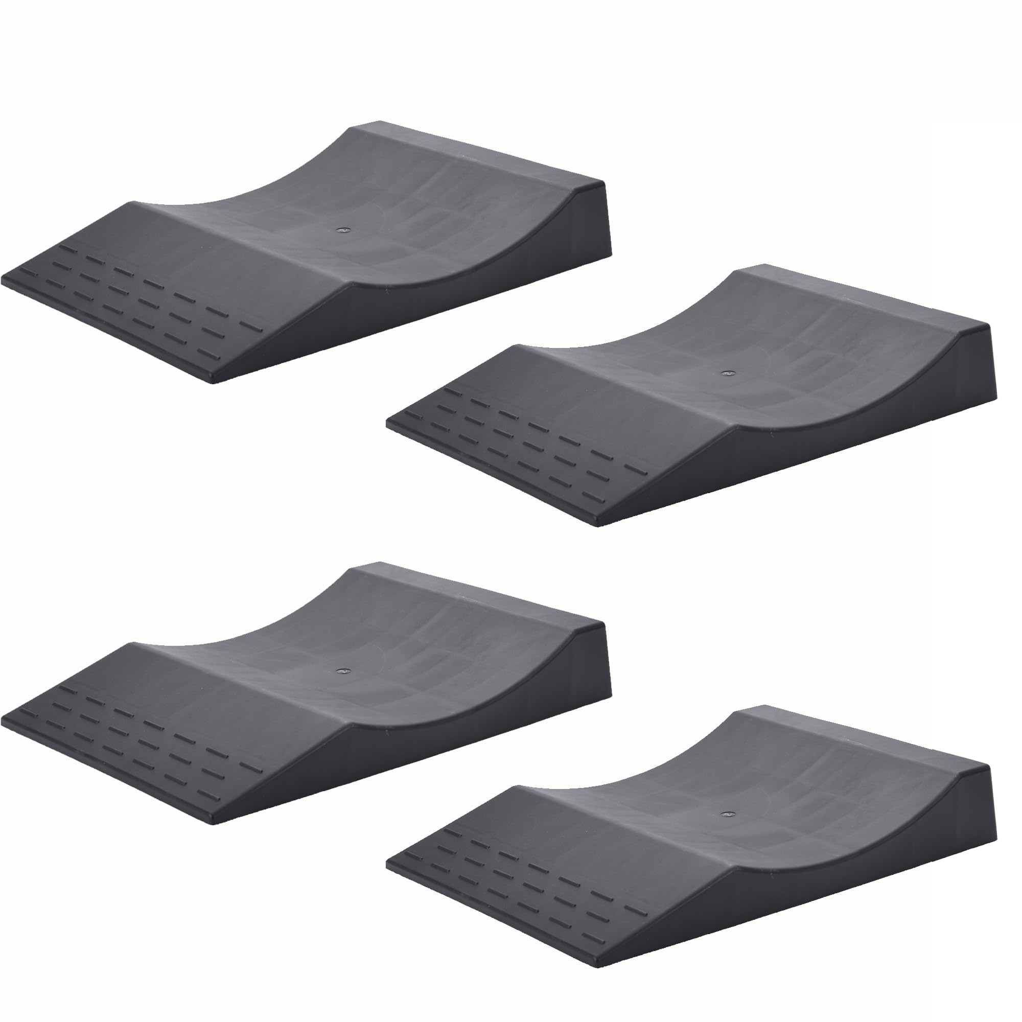 MAXSA 37353 ParkRight Prevent Flat Spots Tire Saver Storage Ramps Black 4PK | Pr