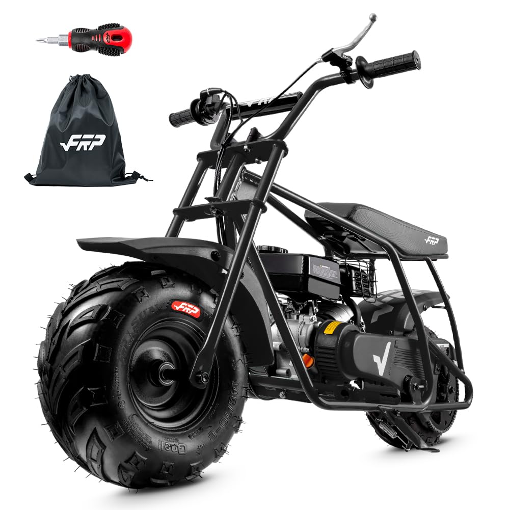 FRP GMB100 Basic Mini Bike 99cc 4-Stroke Off Road for Teens Adults 220 LBS | 3HP