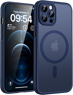 TOCOL Case for iPhone 12 Pro Max, Compatible with MagSafe, Deep Blue