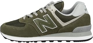 New Balance ML574 D Men's Fashion Trainers, Olive Night, 44 EU
