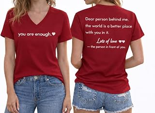 Dear Person Behind Me Shirt You are Enough Tshirt Mental Health Shirts