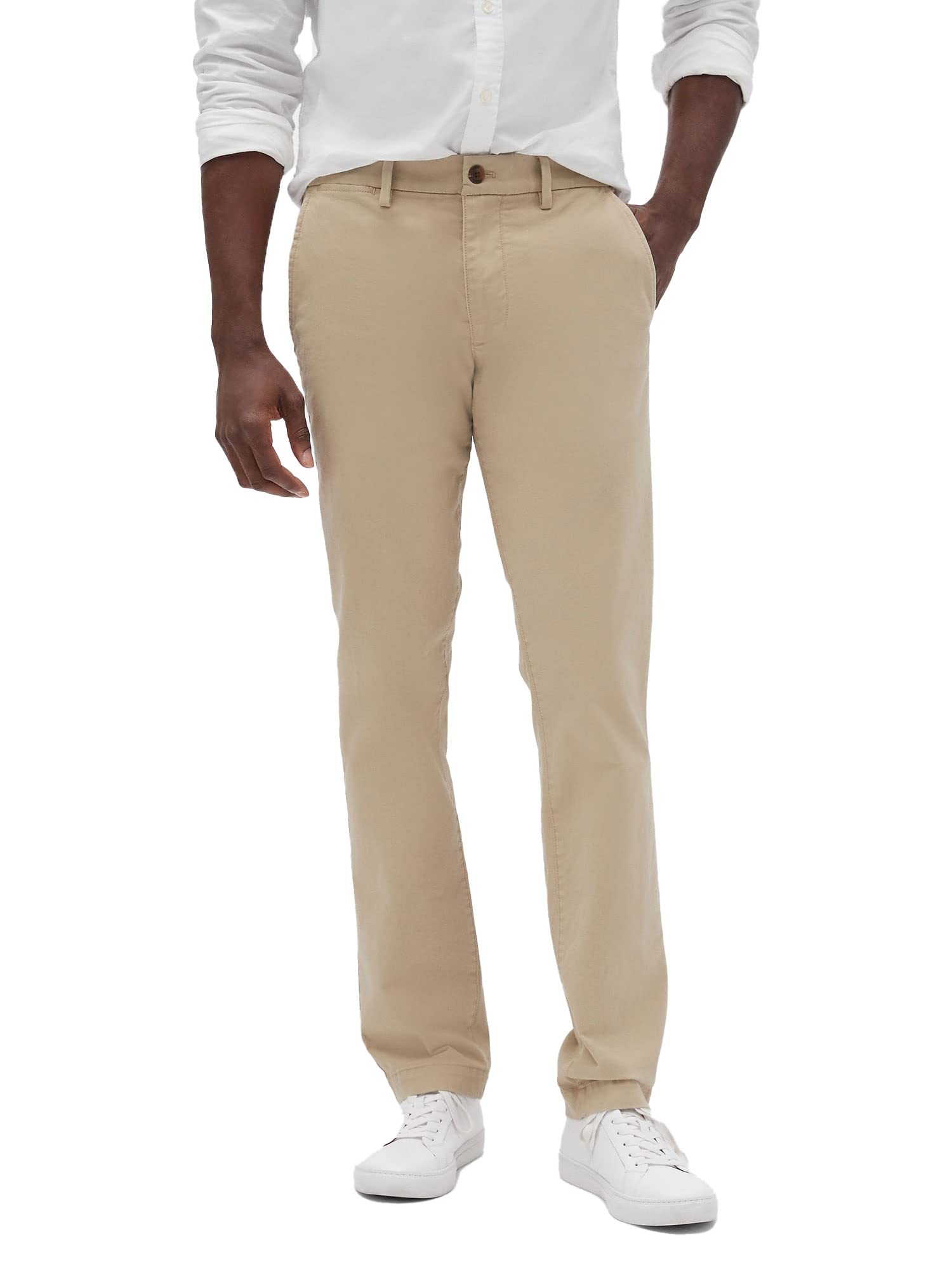 Gap Mens Essential Slim Fit Khaki Chino PantsKhakis