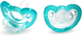 Raz Baby JollyPop Pacifier Newborn (0-3m, TEAL)