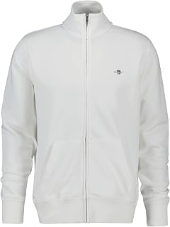 Gant Men's 2008006-093 Logo Sweat Jacket with Zip (Pack of 1)