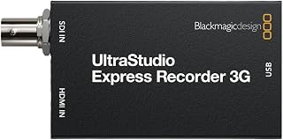 Blackmagic Design UltraStudio Express Recorder 3G | HDMI and 3G-SDI input, 10-bit video, DaVinci Resolve compatible, Thunderbolt, Pocket format