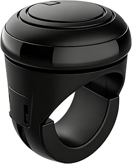 Steering Wheel Spinner, Steering Wheel Knob Driving Helper, One-Handed Steering for Long-Distance Driving, 360-Degree Rotation Metal Bearing, Universal Fit for Cars Trucks Tractors