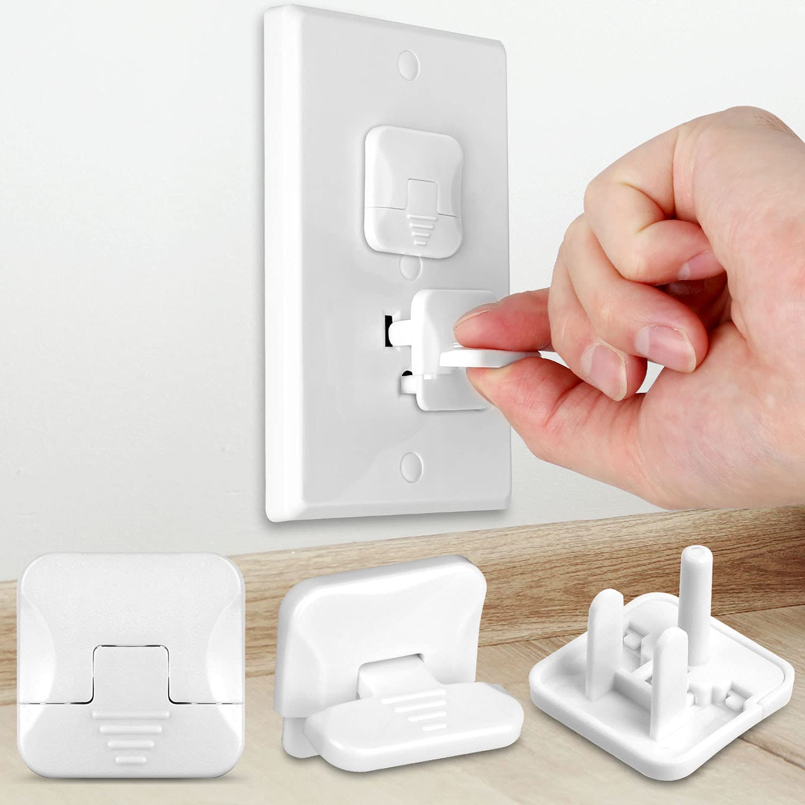Mom's Choice Gold Awards Winner - Outlet Covers with Hidden Pull Handle Baby Pro