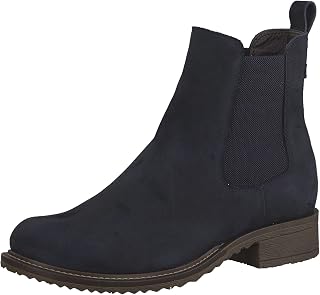 Tamaris Women's Ankle Boots, Lady Chelsea Boots,TOUCHit, Navy blue, 36 EU
