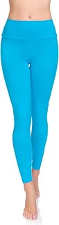 SOFTSAIL Women's Leggings, Made of 95% Cotton, High-Waisted Long Cotton Leggings for Women, Leisure, Relaxation, Comfortable Leisure Trousers, Women's Summer Trousers