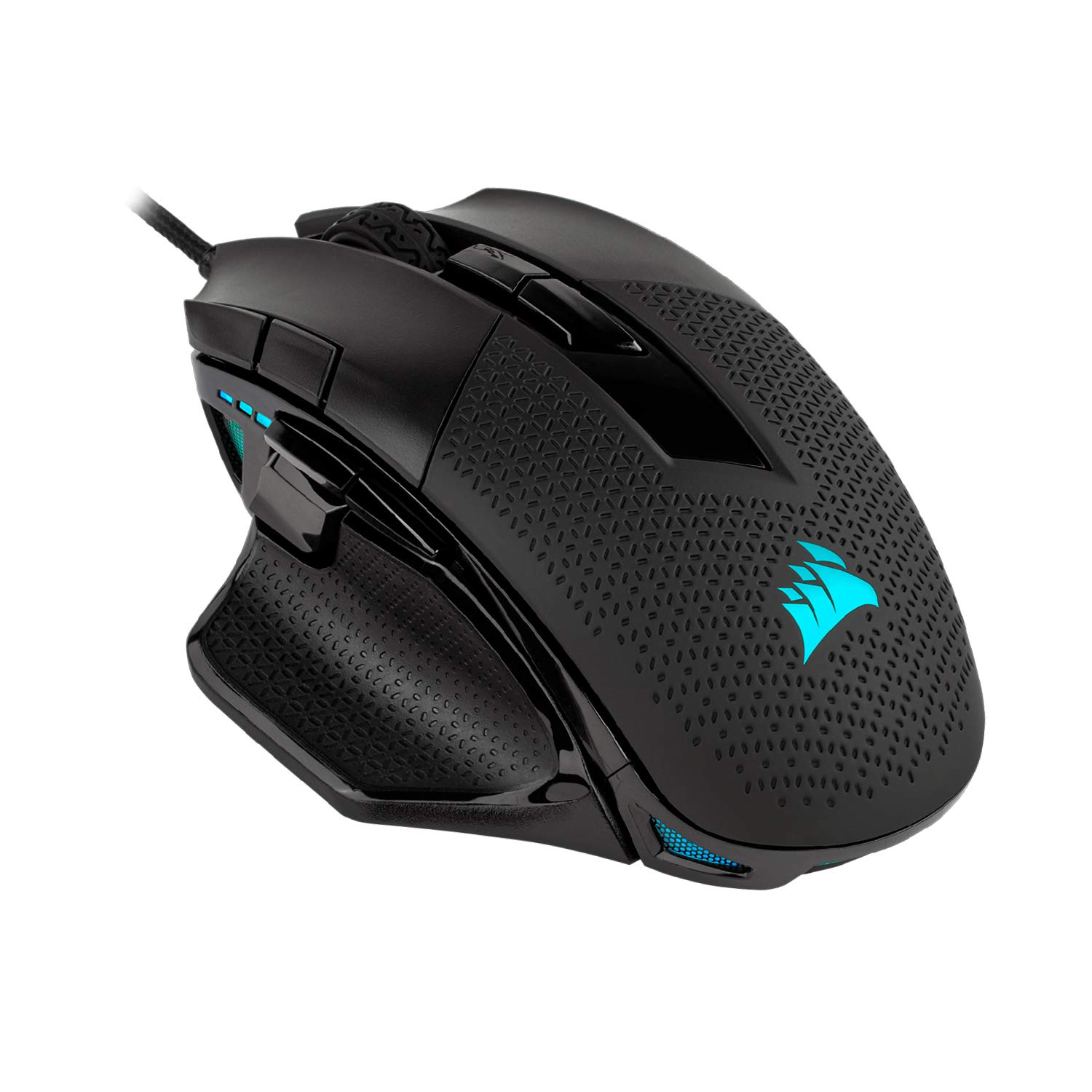 CORSAIR NIGHTSWORD RGB Wired Tunable FPS/MOBA Gaming Mouse – Black | 18,000 DPI,