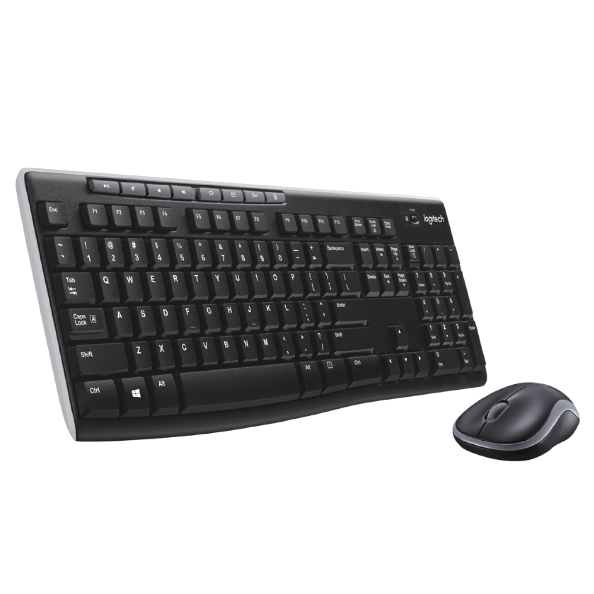 Logitech MK270 Full Size Wireless Keyboard and Mouse Combo - Black | Full size k