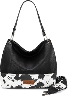 Wrangler Hobo Bags for Women Vegan Leather Top Handle Shoulder Purses and Handbags