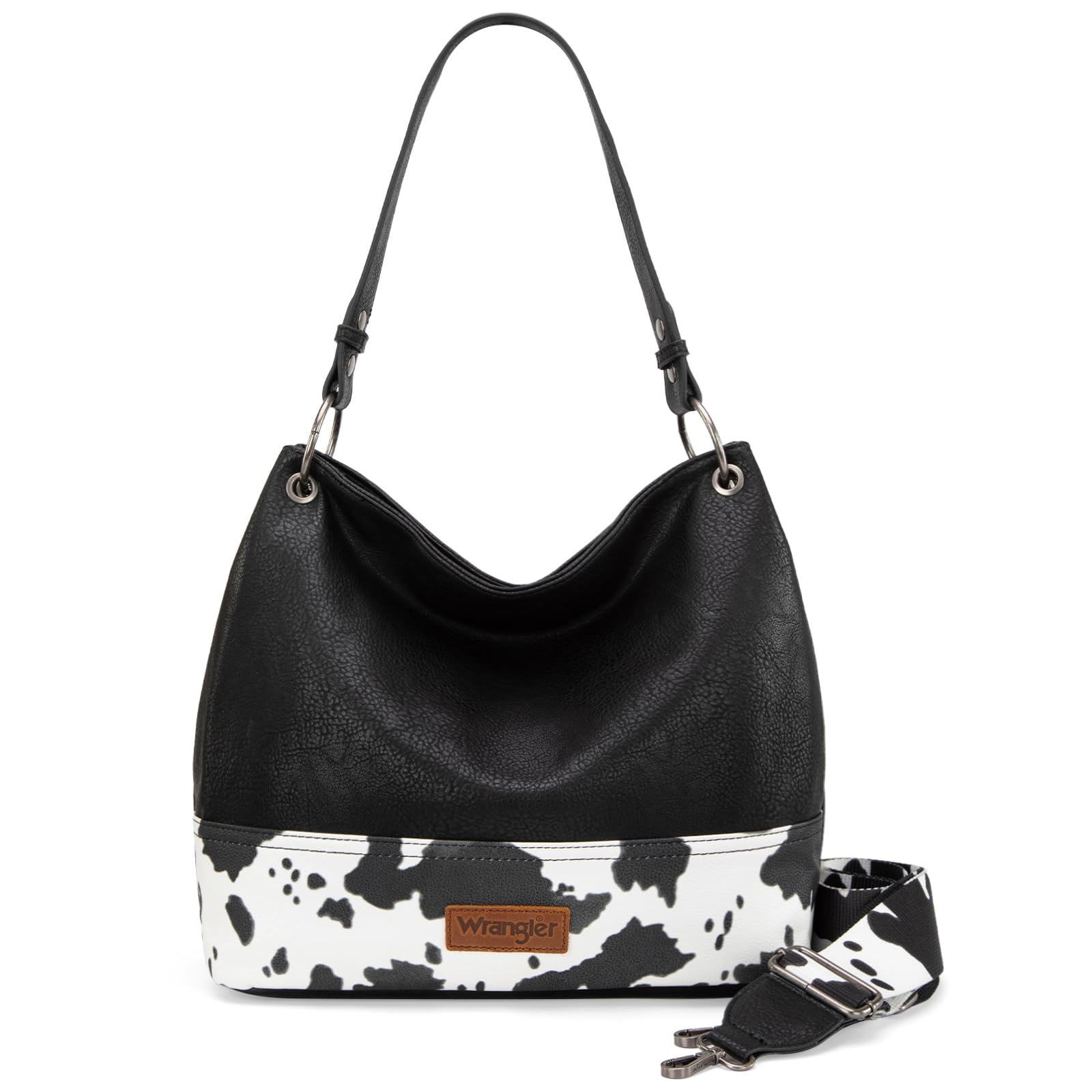 Wrangler Hobo Bags for Women Vegan Leather Top Handle Shoulder Purses and Handba