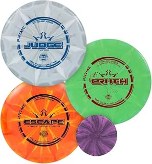 Dynamic Discs Prime Burst Disc Golf Starter Set, 3-Pack, Escape, Truth