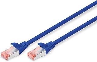 DIGITUS Cat 6-0.5m LAN Cable - RJ45 Network Cable - S/FTP Shielded