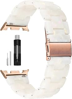 Resin Strap Compatible with Samsung Galaxy Watch 8 / Watch 8 Classic Elegant Replacement Band 40mm 44mm 46mm