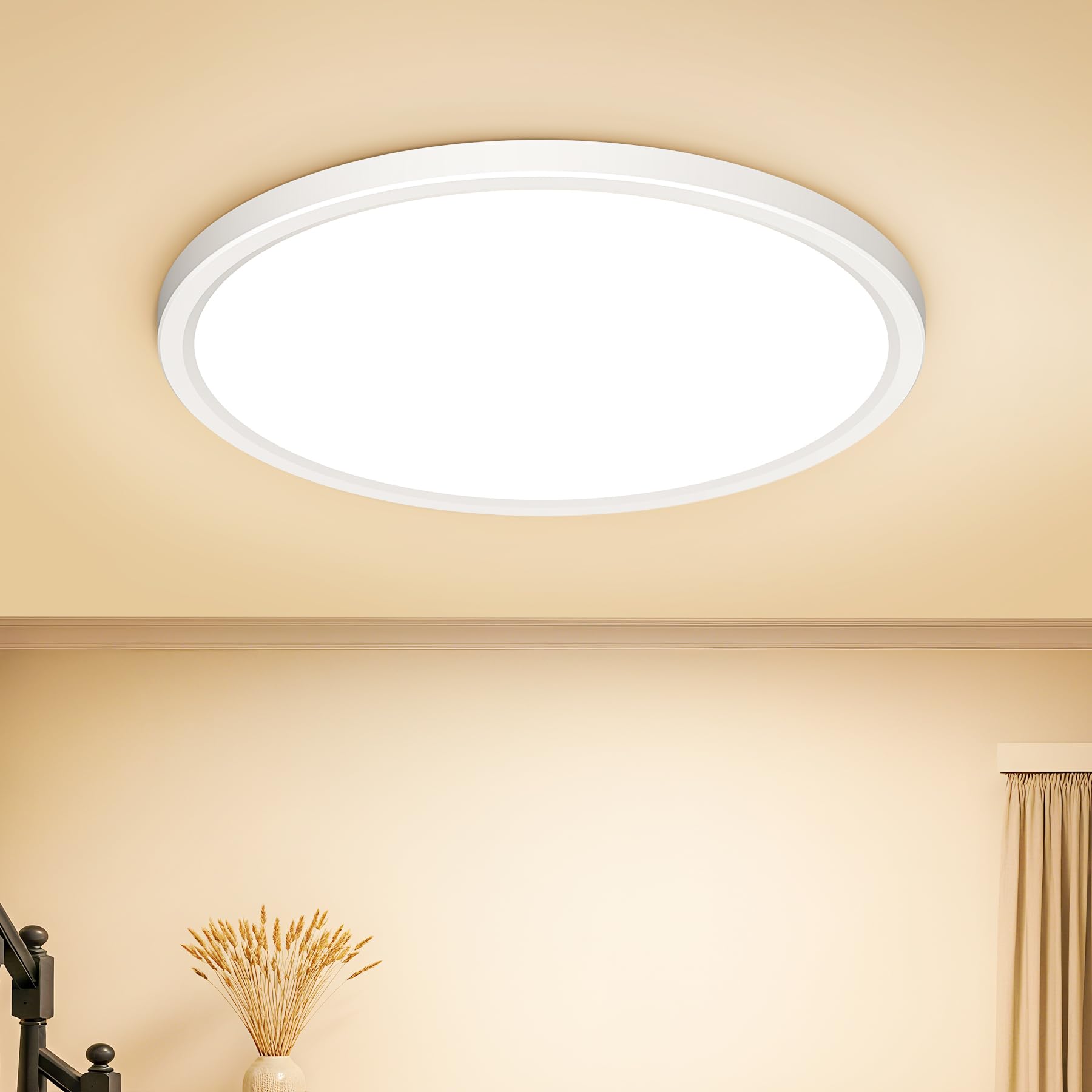 ONEWEST 30CM LED Bathroom Ceiling Light with Adjustable 3 Color Temperature | 24