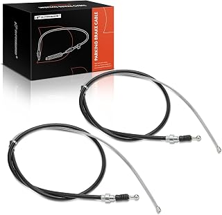 A-Premium Rear Parking Brake Cable Assembly Compatible with Volkswagen | for Jetta 2000-2005, Jetta City 2007-2009, Golf, Golf City, Beetle, Set of 2