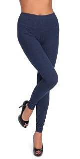FUTURO FASHION Ladies Plus Size High Waist Leggings LWP