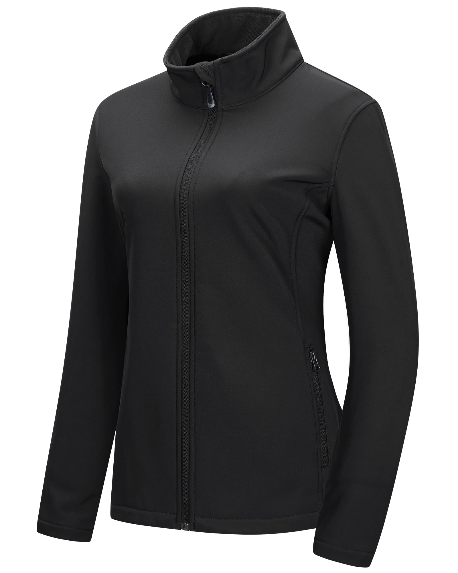 33,000ft Women's Lightweight Softshell Jacket Fleece Lined Windproof Waterproof 